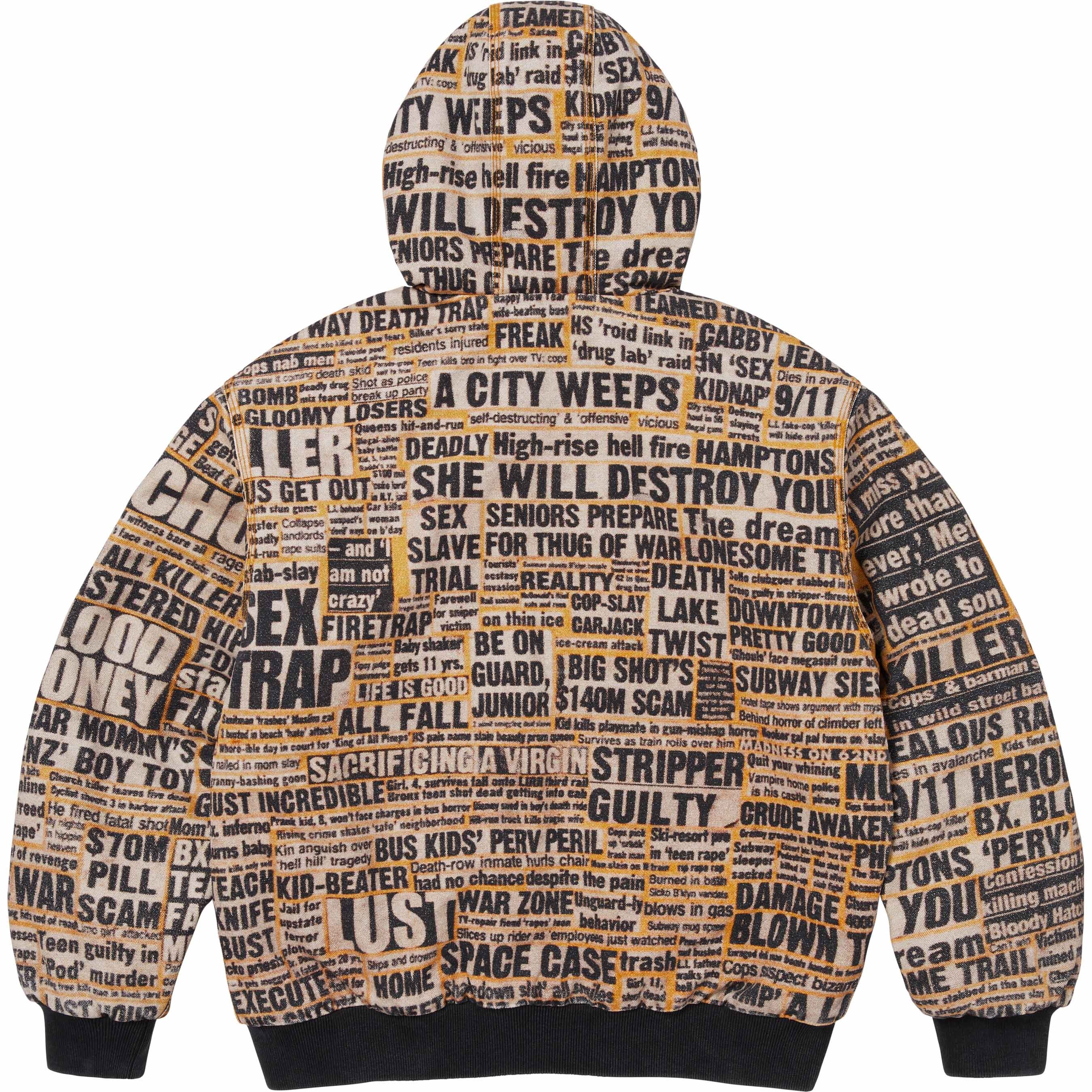 Supreme/Dash Snow Hooded Work Jacket view 6